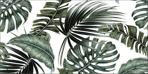 Керамическая Плитка Декор PRIMAVERA/ТШ Ликаон Папоротник (ТР3600Н) (10шт) 300х600х8,5 1,8/86,4