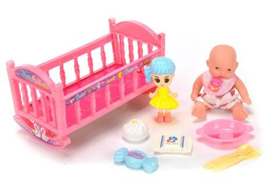 Пупс с аксесс., пакет 0812-199