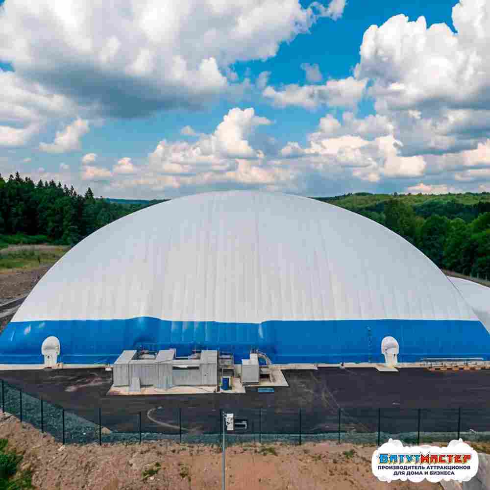 Крытый хоккейный корт воздухоопорный «Полярный Лёд», 71×30×10 м