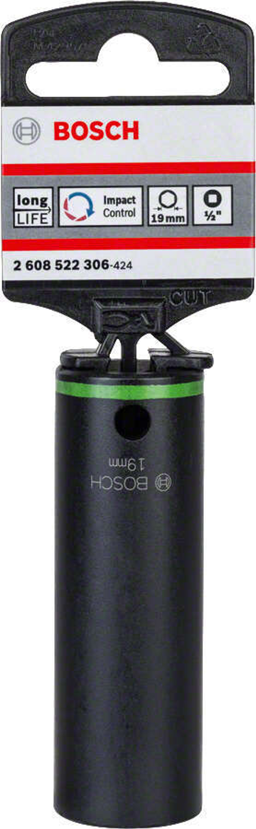 Ударная головка 19 мм BOSCH 2608522306
