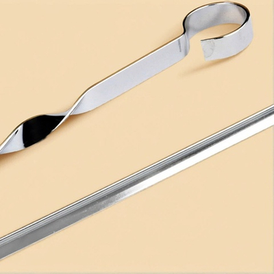 Шампур угловой 550*10*1,0мм нерж