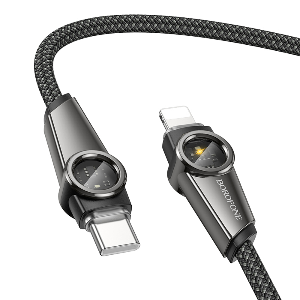 Кабель Lightning -TypeC BOROFONE BU49 27W (черный) 1м