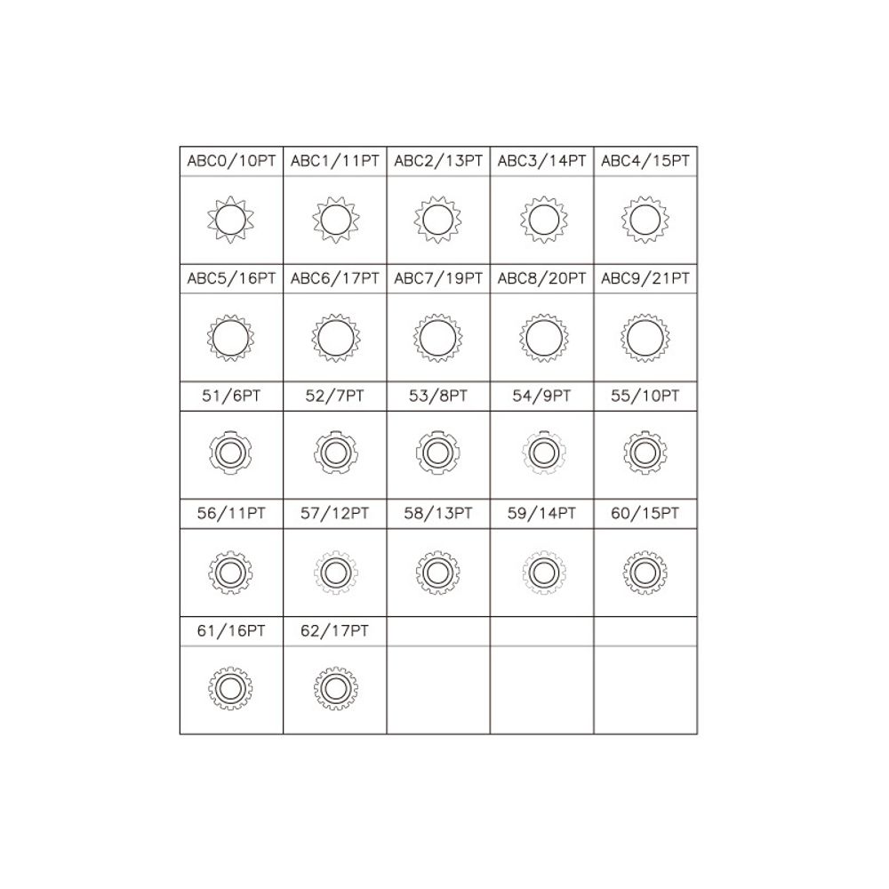 KING TONY (9BW0123) Набор насадок для монтажа/демонтажа секреток колес VW, 23 предмета
