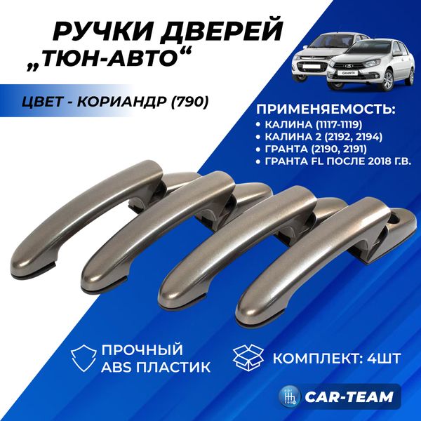 Евроручки дверей на Лада Гранта, Калина, Калина 2 "Тюн-Авто"