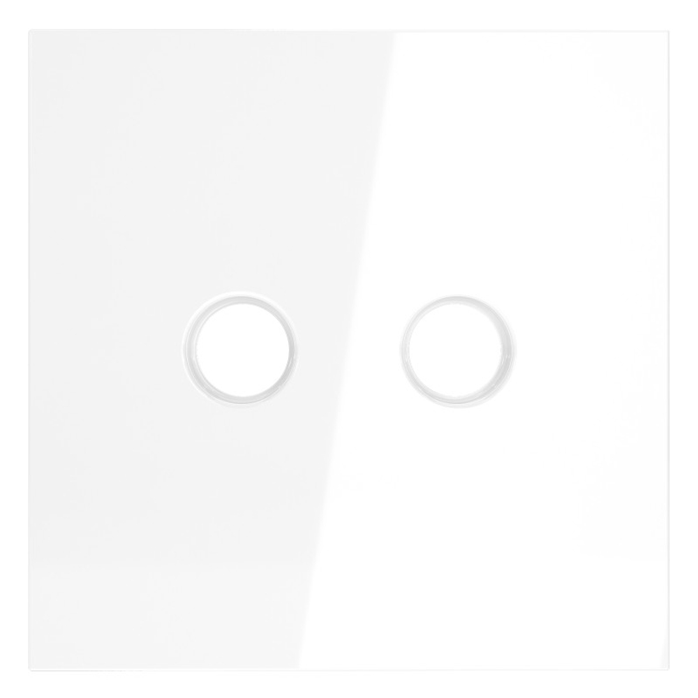 Накладка для розетки телевизионной оконечной TV+SAT, S70 (белый глянцевый)