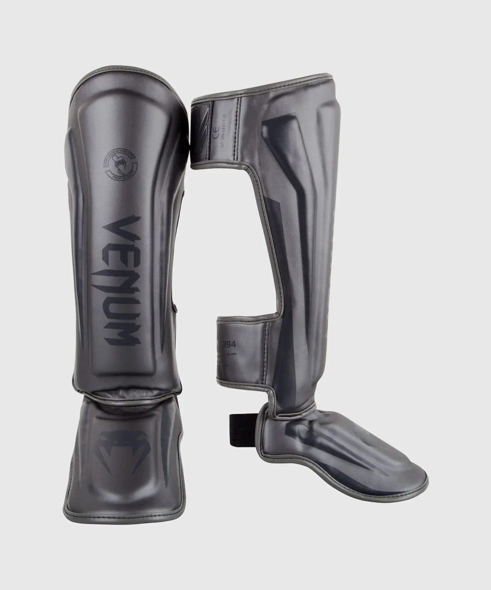 защита ног Venum Elite Grey/Grey