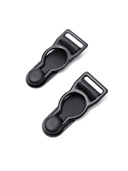 Чулкодержатель черный металлический ширина 10 мм