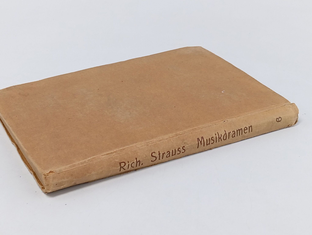 Schlesingersche Musik-Bibliothek Meisterfhrer No. 9 Rich. Strauss Musikdramen. Антикварная книга