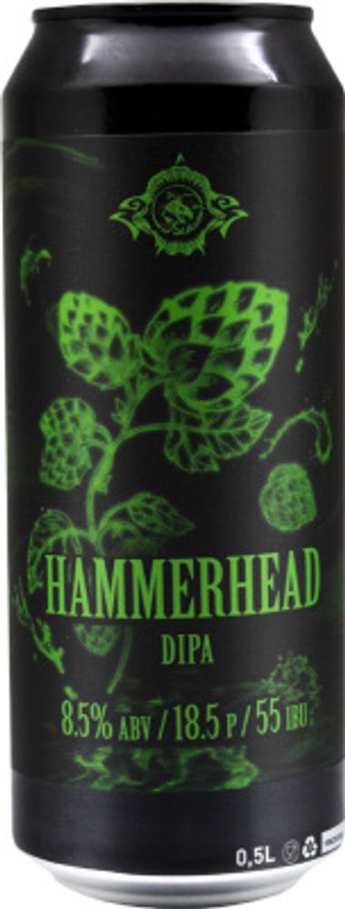 Пиво Пайк Сизон Хаммерхэд / Pike Season Hammerhead 0.5 - банка