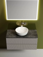 Тумба с раковиной Sancos SNOB T 100 со столешницей, Doha Soft