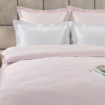 Евро комплект постельного белья Жемчужная роса сатин Legends