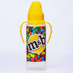 5399868 Бутылочка для кормления «Драже M&B» 250 мл цилиндр, с ручками