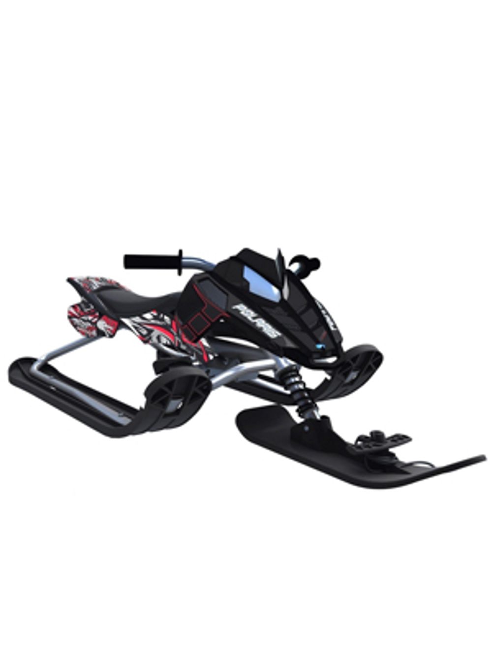 Снегокат Snow Moto Polyaris Black, цвет черный