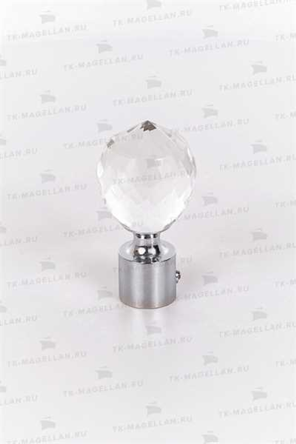 Наконечник АМ Кристалл 16мм, серебро глянец