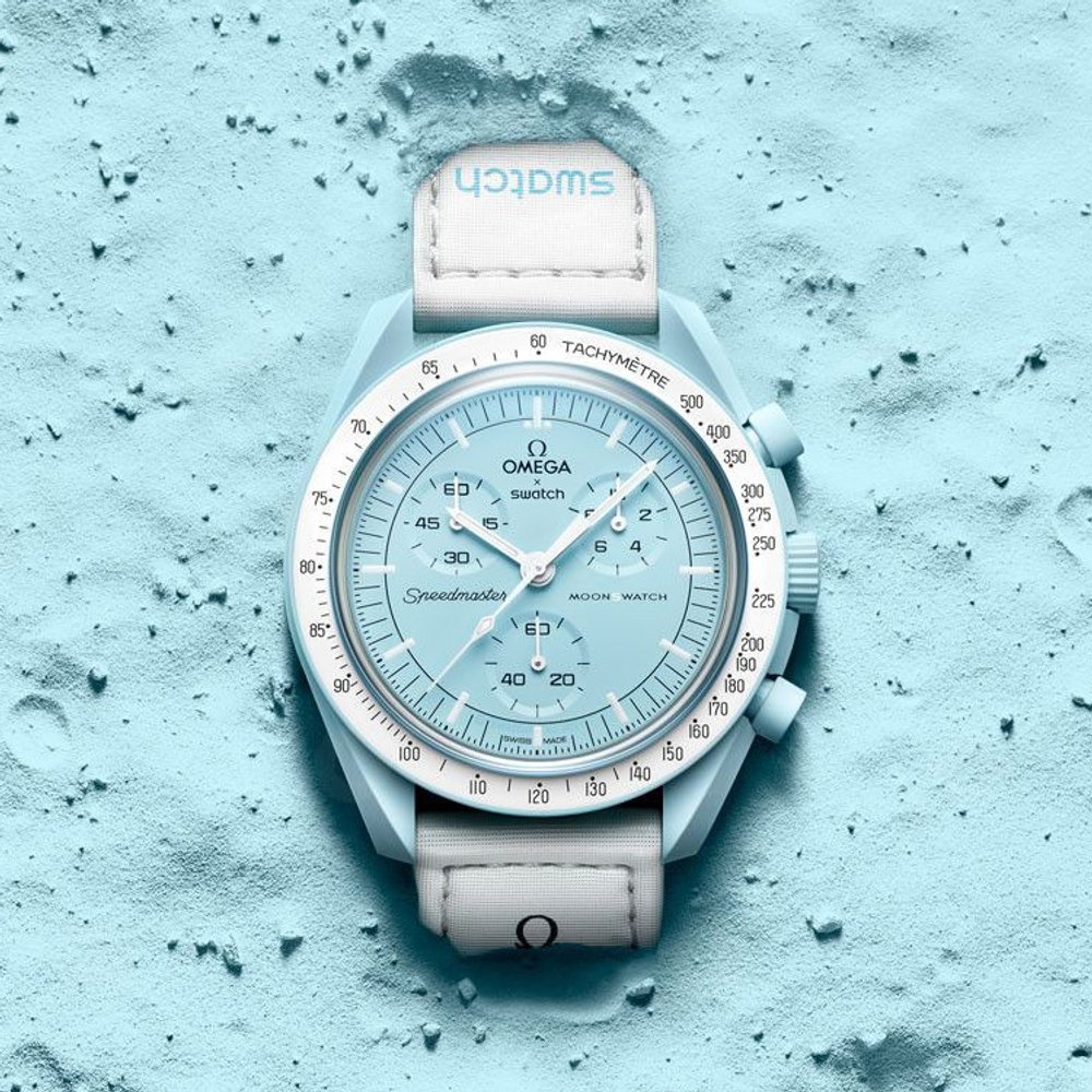 SWATCH Unisex 42mm Blue Watch SO33L100