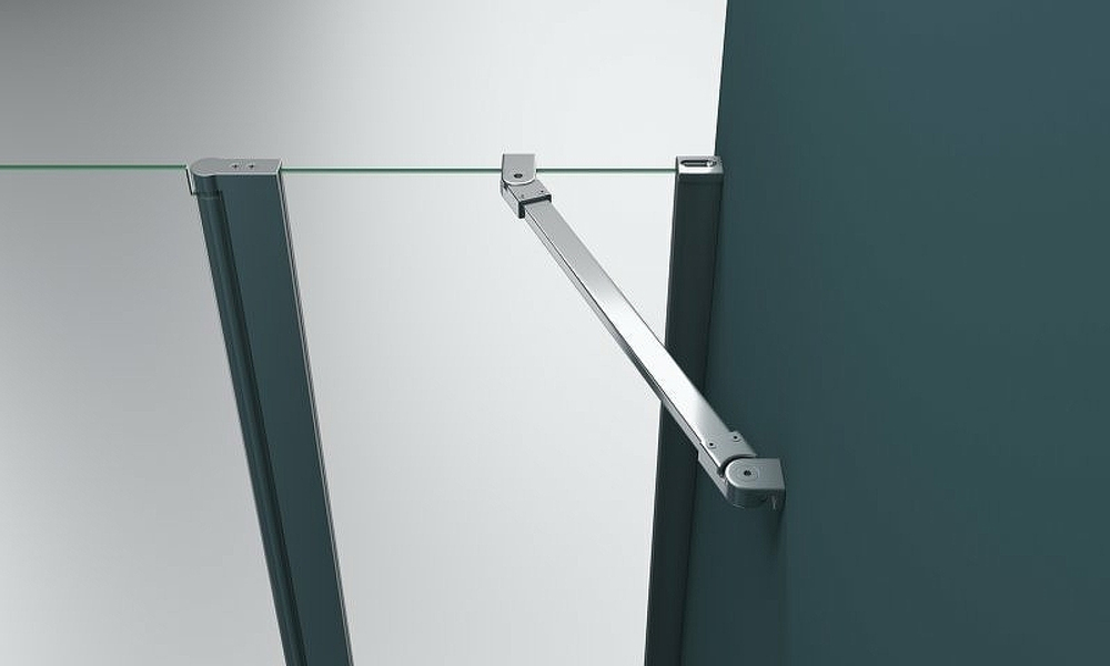 Душевая дверь BelBagno Etna 120 ETNA-B-12-60/60-C-Cr-90 профиль Хром стекло прозрачное
