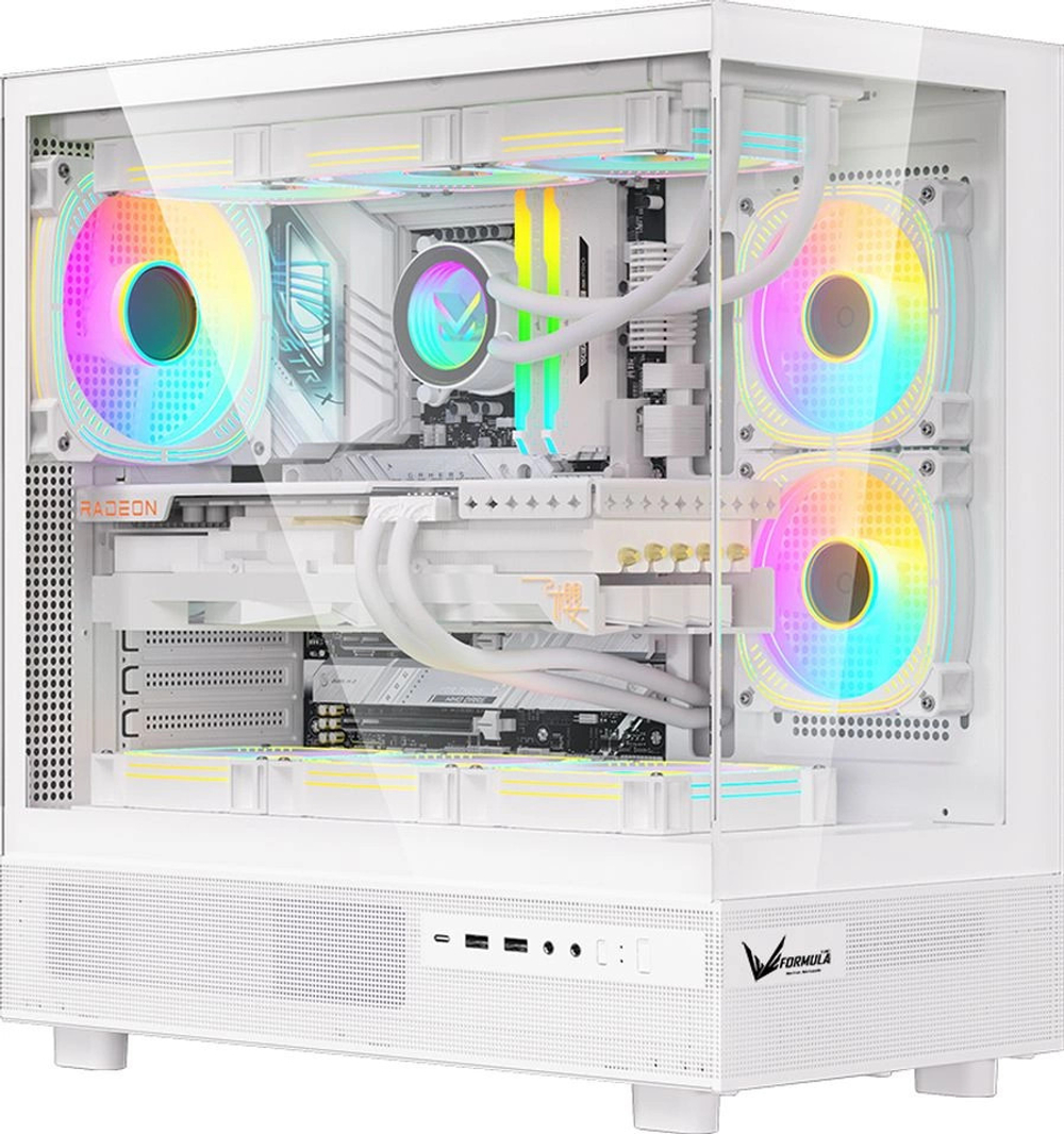 Корпус ATX Formula V CRYSTAL Z8 COS  W