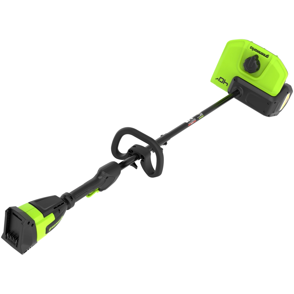 Greenworks GD40SS2 40В аккумуляторная снегоуборочная лопата (1 x 4 Ач, ЗУ) ковш 30 см, выброс 7.6 м 2603107UB