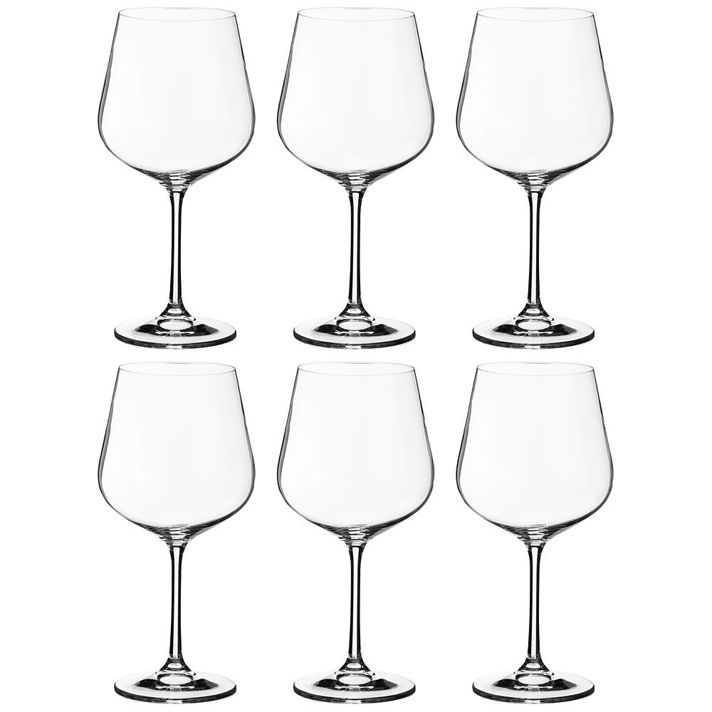 НАБОР БОКАЛОВ ДЛЯ ВИНА ИЗ 6 ШТ. "DORA/STRIX" 600 МЛ ВЫСОТА=22 СМ
