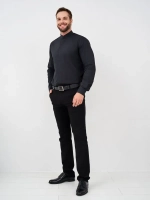 Рубашка без воротника приталенная SLIM FIT