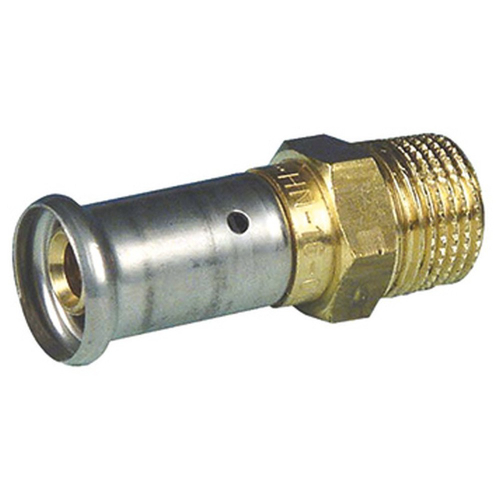 Муфта HENCO НР латунь пресс, 20x1/2"