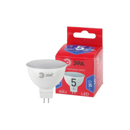 ЭРА ECO MR16 GU5.3 Лампа светодиод. 220V 5W(400lm) 6500K 6K 50х50 MR16-5W-865-GU5.3 6120