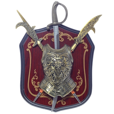 GAEM Панно "Рыцарские доспехи", L19,5 W4 H24 см