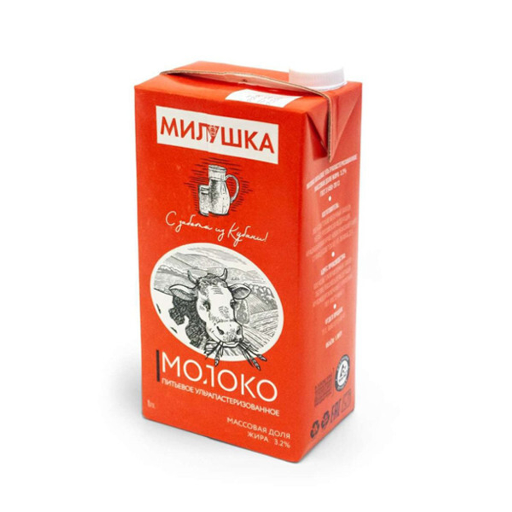 Молоко "Милушка" 3,2% 1л