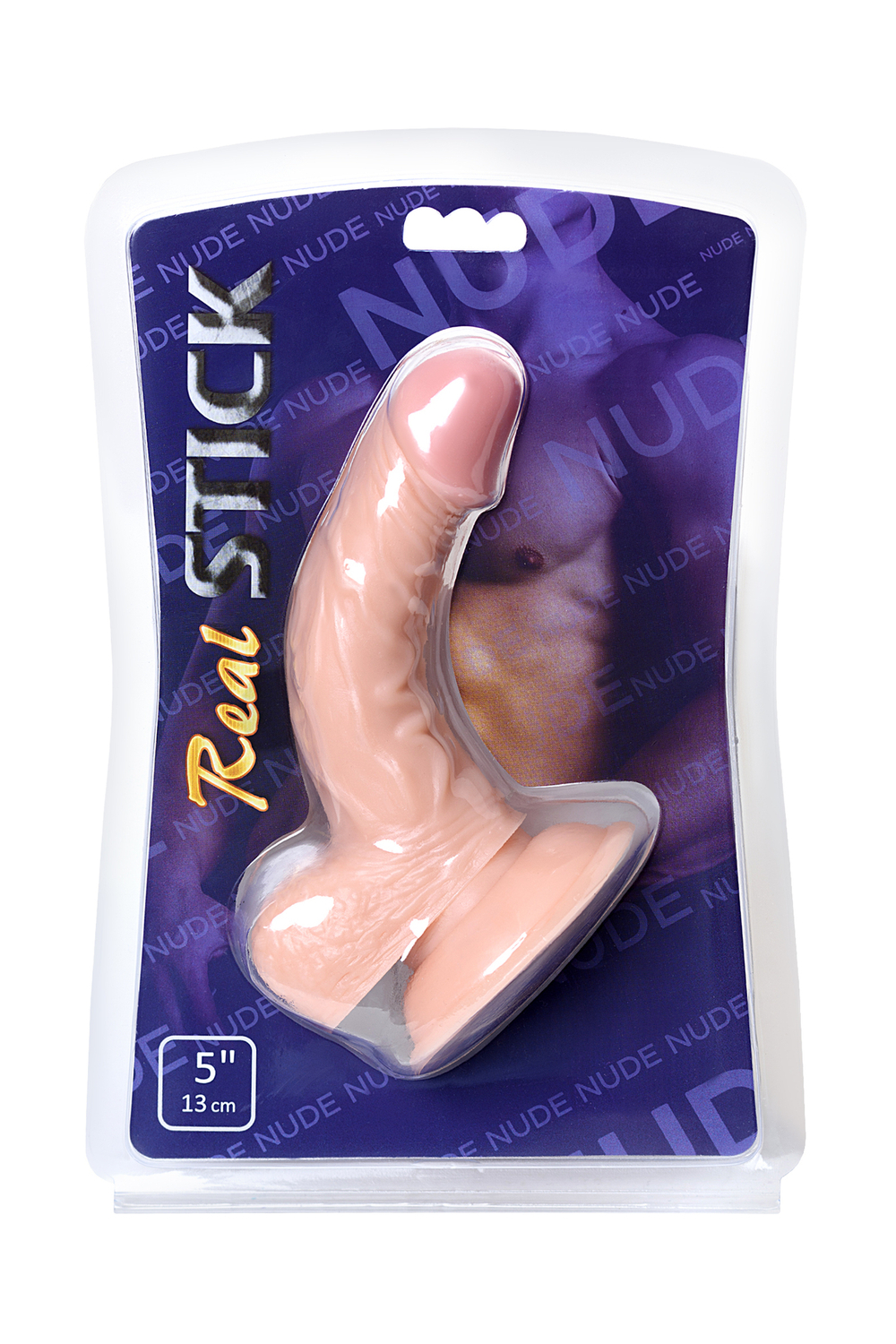 Реалистичный фаллоимитатор TOYFA RealStick Nude, PVC, телесный, 15 см