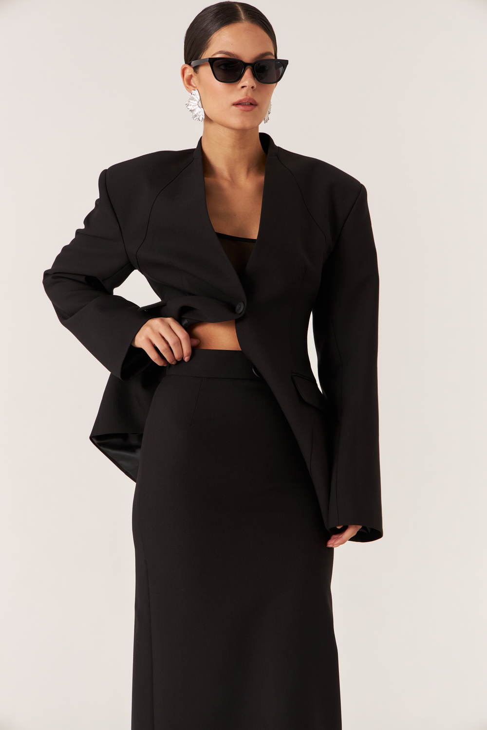 Юбка облегающая