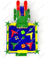 Надувной батут "Лагерь в джунглях"