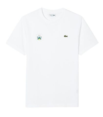 Теннисная футболка Lacoste Rolex Paris Masters Edition - white