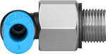 QSML-M5-3-100 Угловой штуцер с цанговым зажимом и резьбой