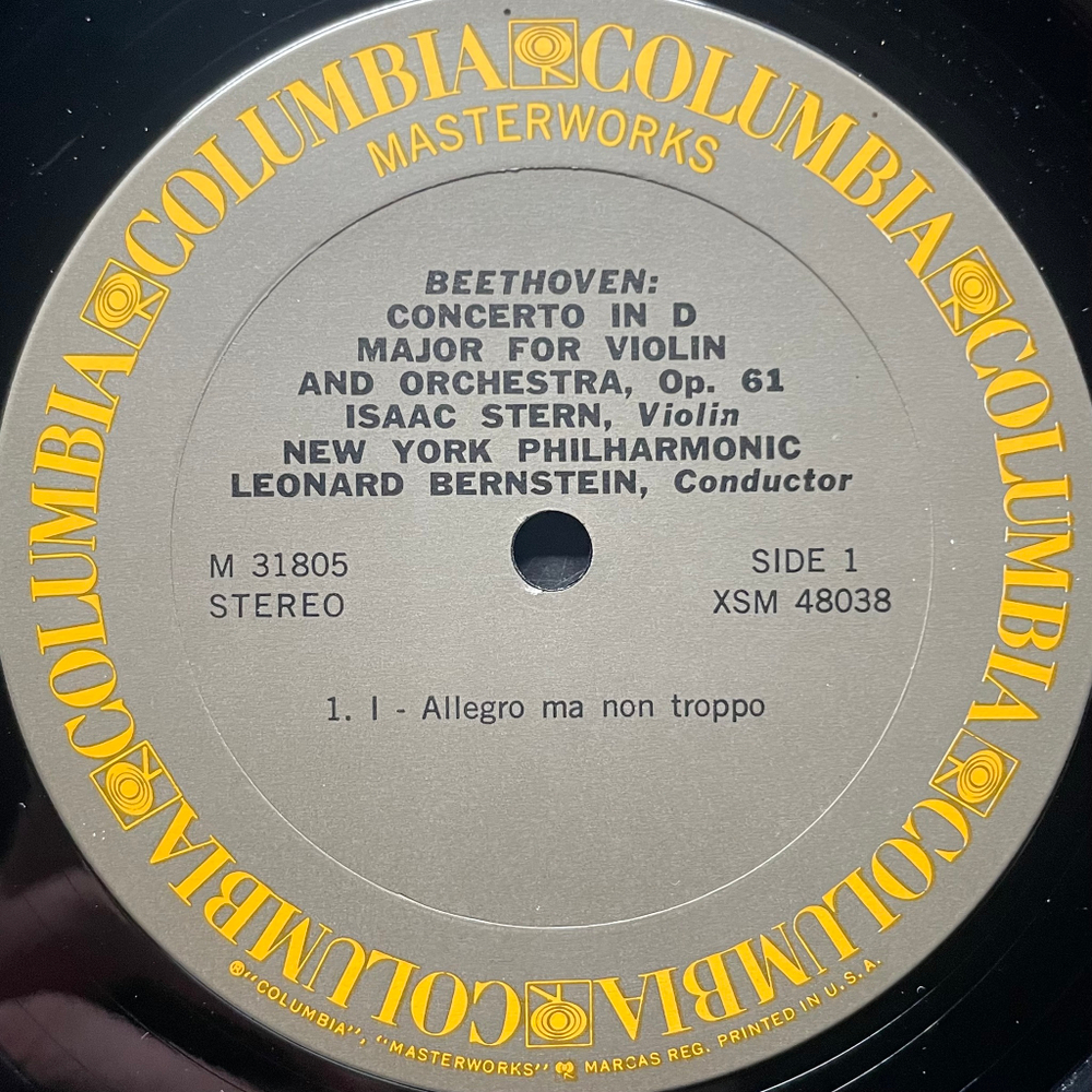 Бетховен - Концерт для скрипки с оркестром (США 1973г.)