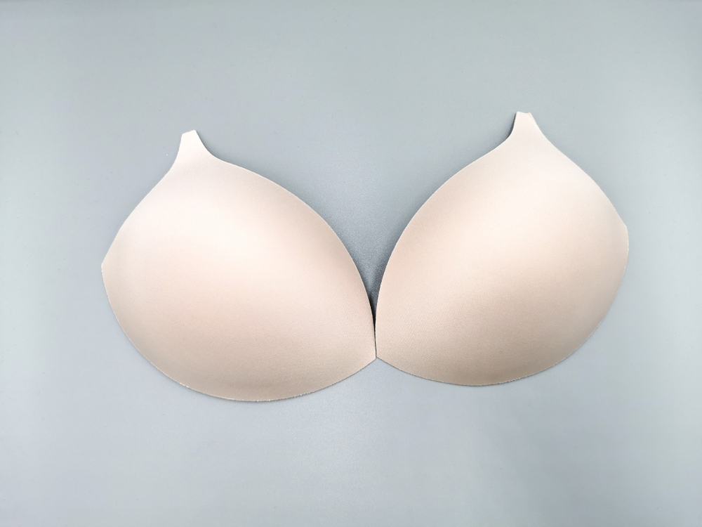 Чашки, с уступом под бретель, пуш-ап, серебристый пион, (Арт: АС72-168.90В), 85С, 90В, 95А