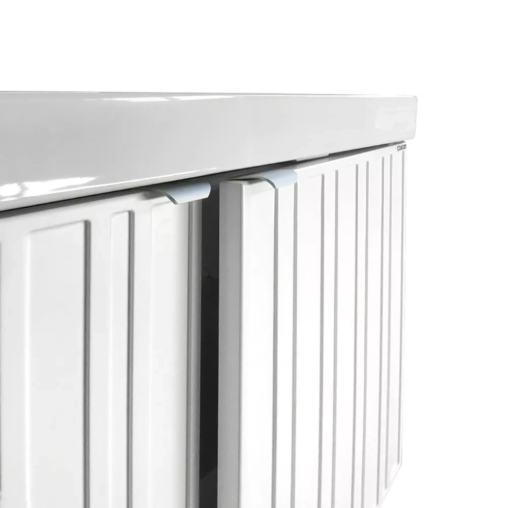 Подвесная тумба-умывальник Comforty Тенерифе-80 белый матовый с раковиной CF19595BX-80