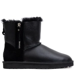 Ugg Men'S Mini Double Zip Metallic Black