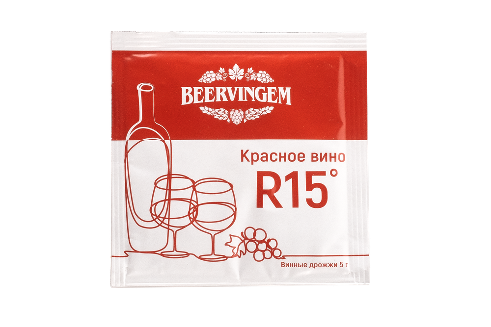 Дрожжи винные Beervingem Red Wine R15 5г
