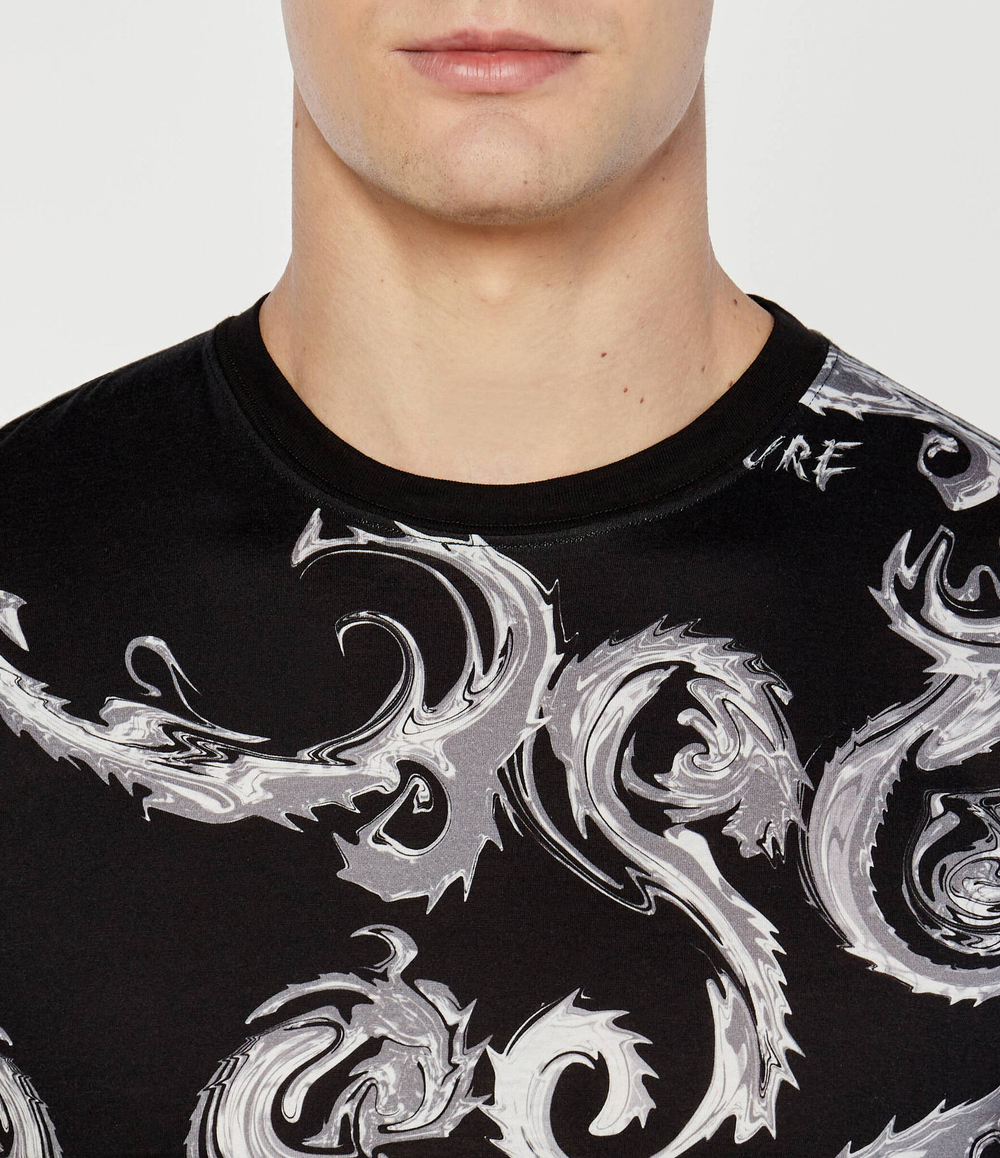 Футболка Versace Jeans Couture - черный(77GAH6S0JS388)