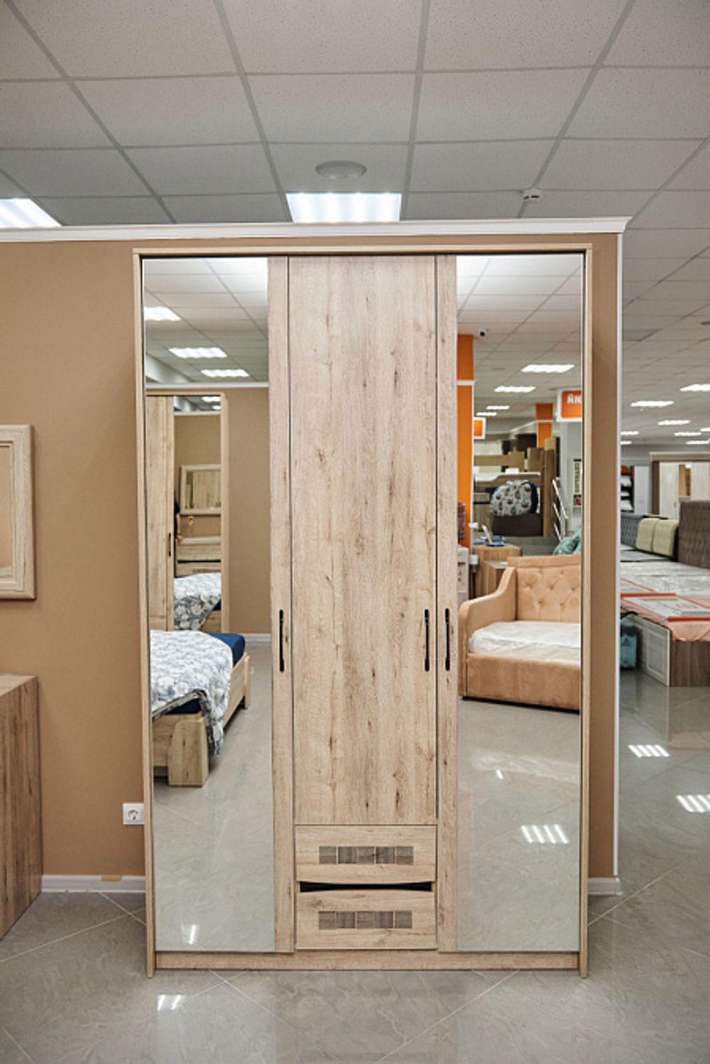 Монца Шкаф 3х ств.