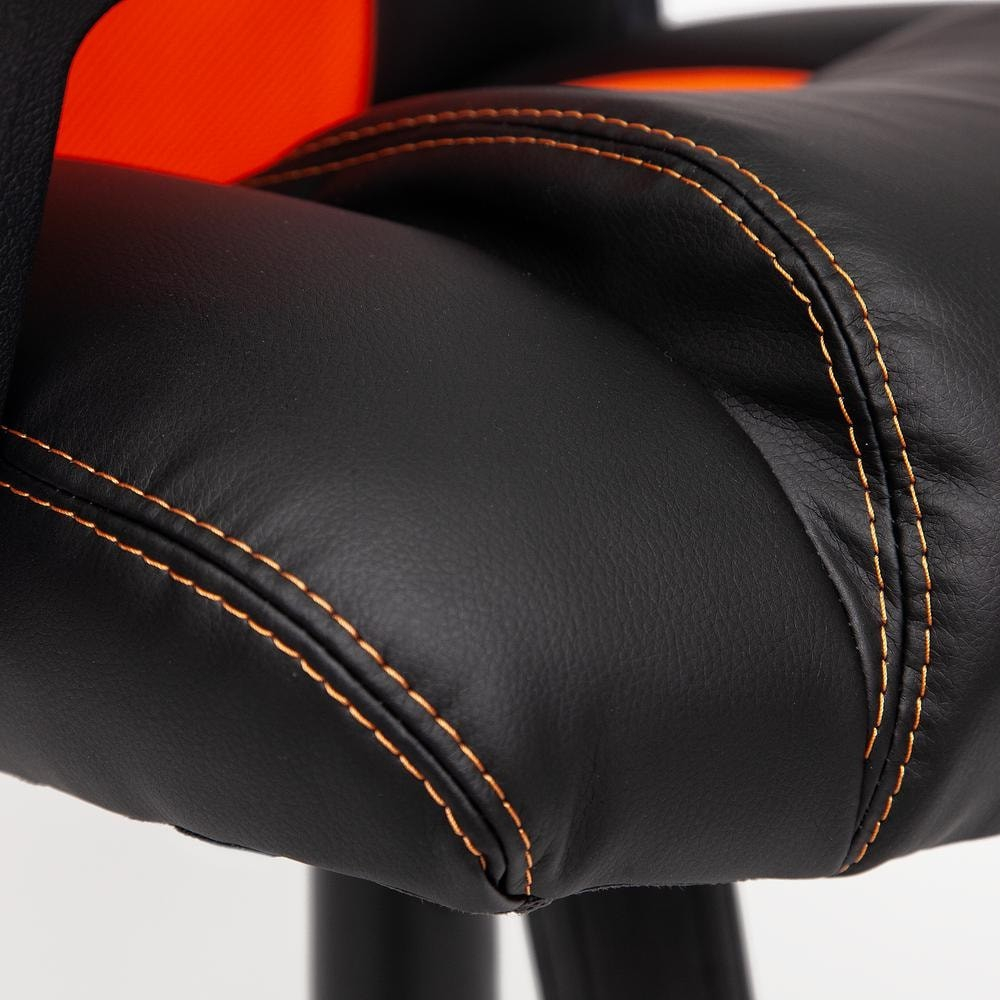 Driver Кресло (кожзам/ткань черный/оранжевый)