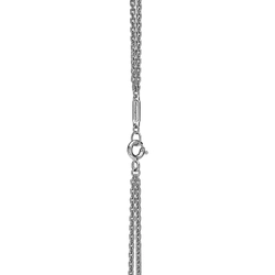 Подвеска из белого золота 18k с бриллиантами, Tiffany 💎 Hard Wear Large Double Link