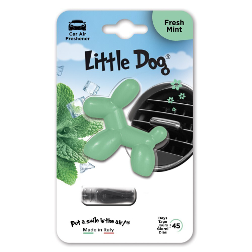 Little Dog Fresh Mint (Свежая мята) - lime green Автомобильный освежитель воздуха