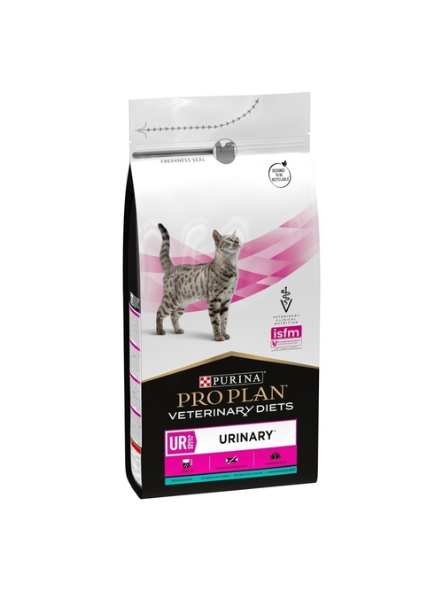 Сухой корм Pro Plan Veterinary Diets UR Urinary  для кошек при мочекаменной болезни, океаническая ры