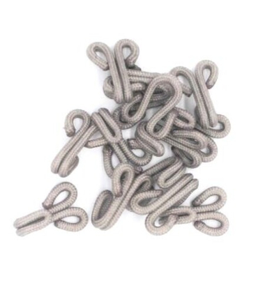 Крючки пришивные в оплетке, р. 22*13 мм