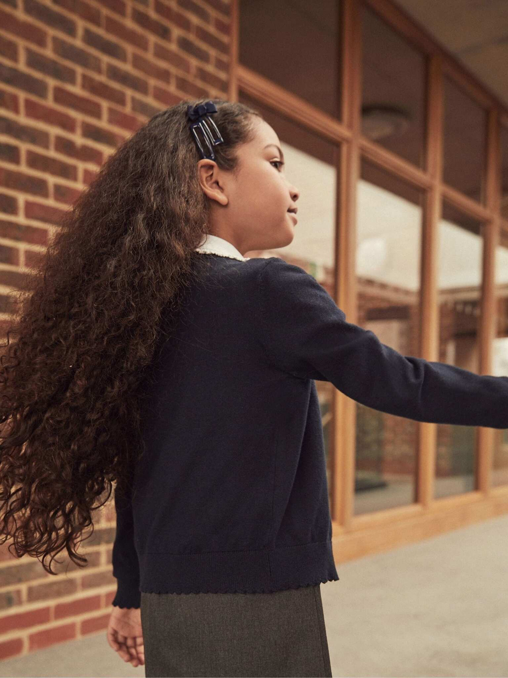 Кардиган школьный для девочки Next M82-236, Темно-синий