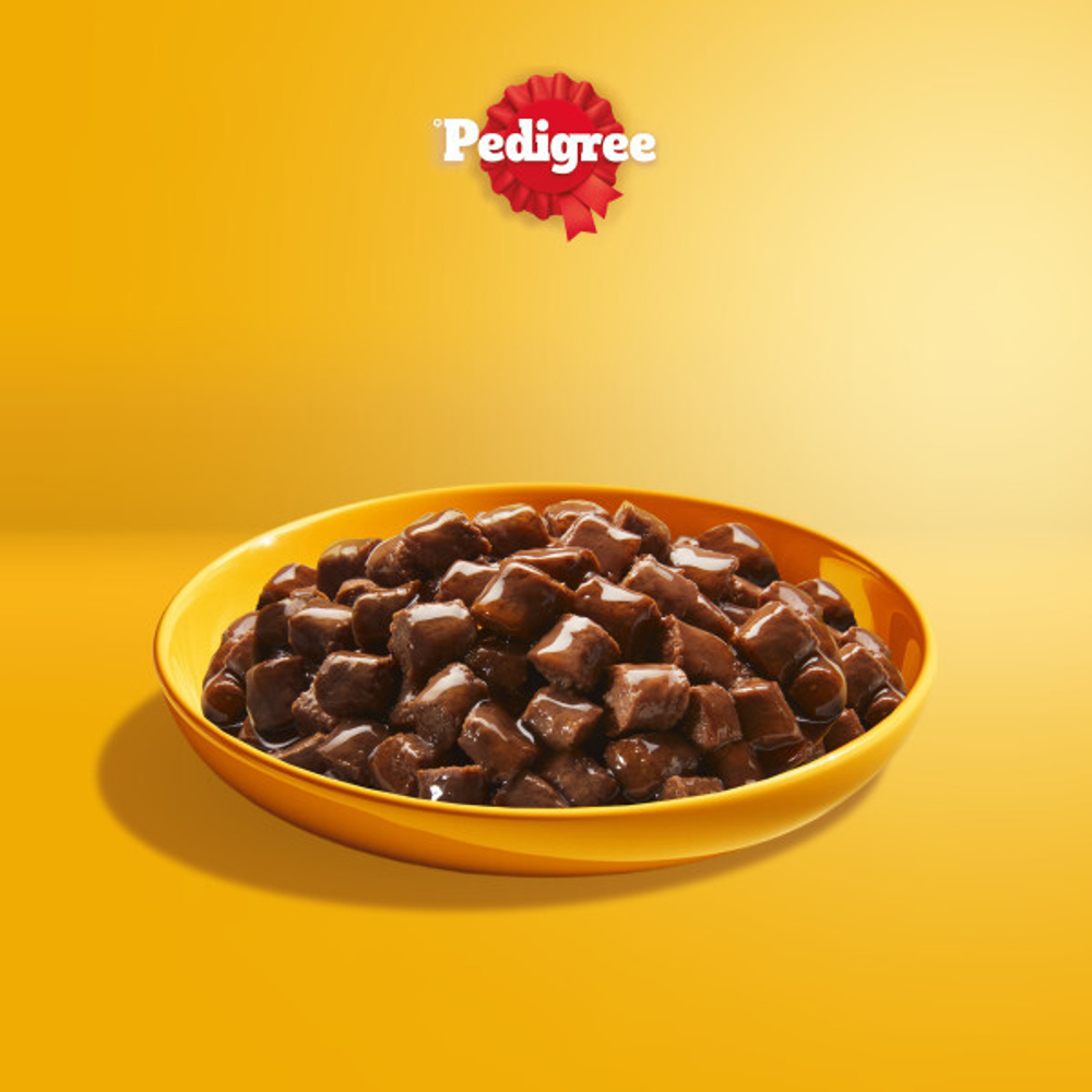 Влажный корм для щенков PEDIGREE с говядиной в соусе 85 г