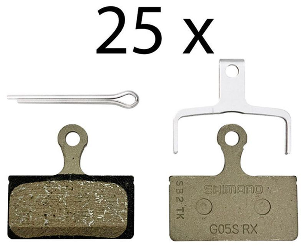 Тормозные колодки под диск Resin G05SIncl cо шплинтом 25 пар