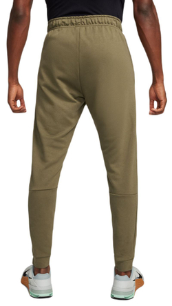 Мужские теннисные штаны Nike Dri-Fit Pant Taper - medium olive/black