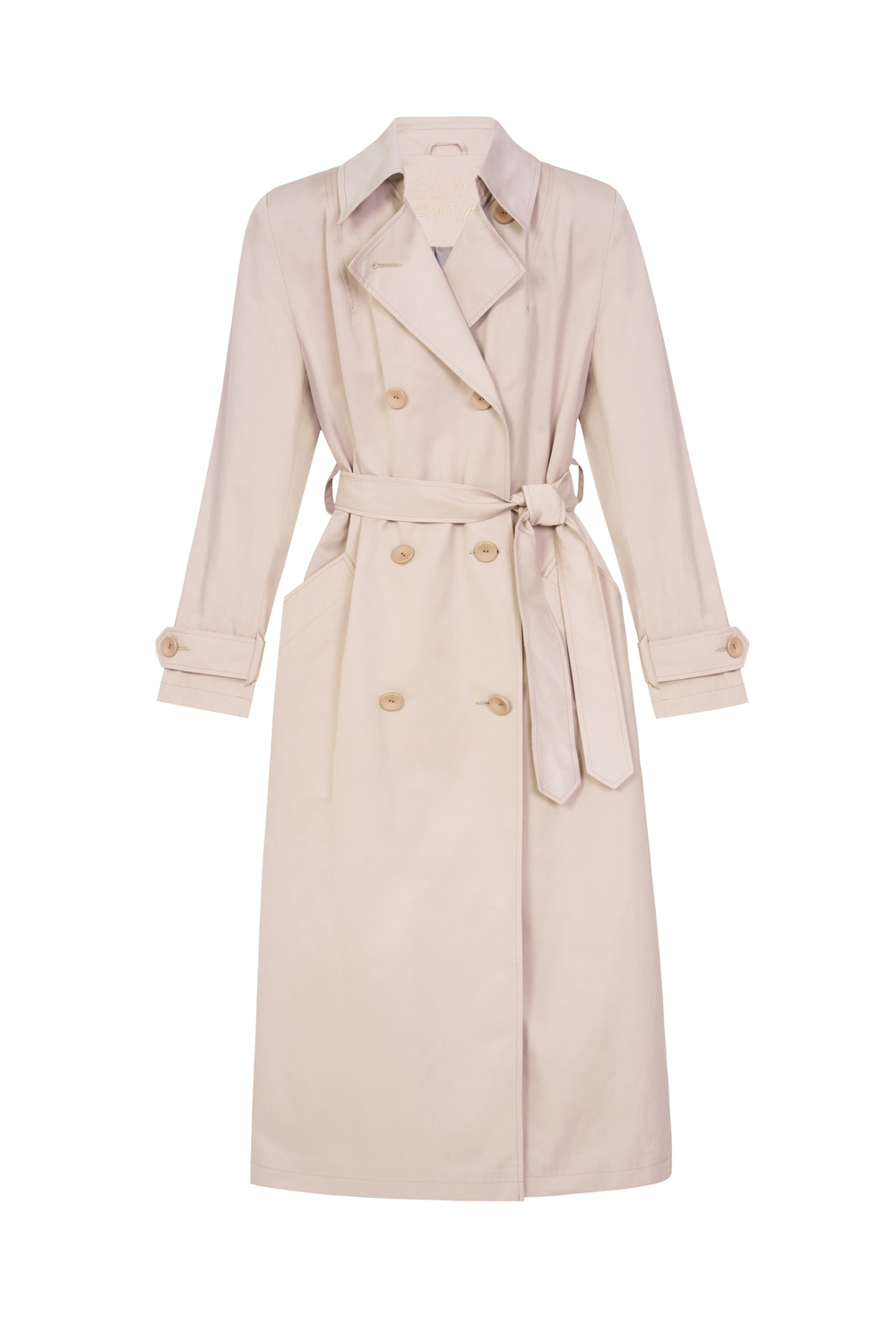 Тренч с втачным рукавом